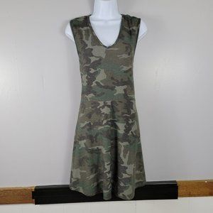 Plus Size 1x Green Camo Sleeveless Dress